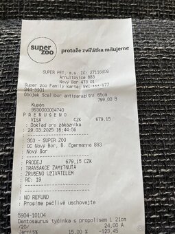 Scalibor antiparazitni obojek 65cm / pro velké psy - 4