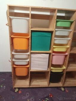 Regál na IKEA boxy - 4