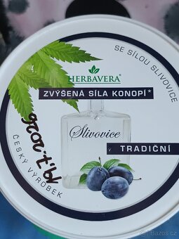 Slivovicové mazání s konopím HERBAVERA 500ml - 4
