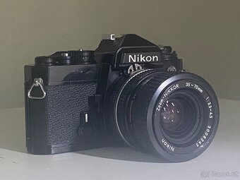 Nikon FE – černý, perfektní stav + Zoom Nikkor 35–70mm f/3,3 - 4