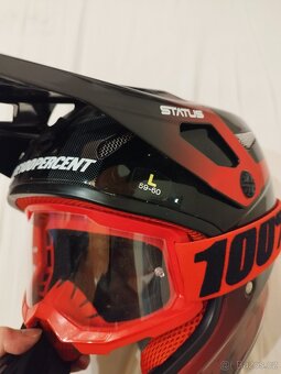 Helma 100% STATUS 2018 + brýle 100% - 4
