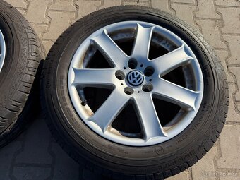 4x al kola 5x120 17 + pneu letní 215/60 R17C - 4
