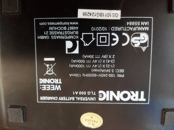 TRONIC - NABÍJEČKA TUŽKOVÝCH + 9 V BATERIÍ. - 4