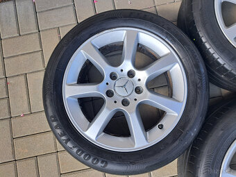 Alu kola Mercedes-Benz 16" 5x112 + pneu 205/55/16 - 4