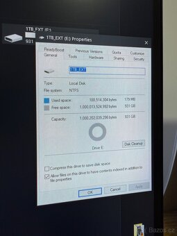Seagate přenosný externí HDD disk 1TB 1 tb - 4