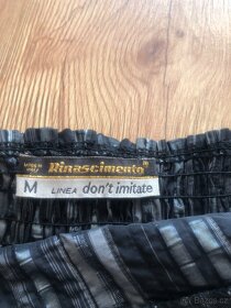 Šaty černo-stříbrné vel. M (36/38), zn. Rinascimento - 4