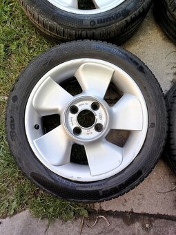 Alu kola r15 4x108 Ford Puma včetně pneu 195/50 R15 - 4