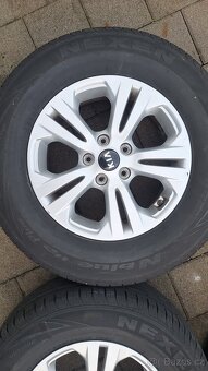Alu kola Kia 16" 5x114,3 letní pneu 225/70 R16 6-7mm - 4