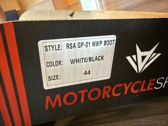 motorkářské boty RSA - 4