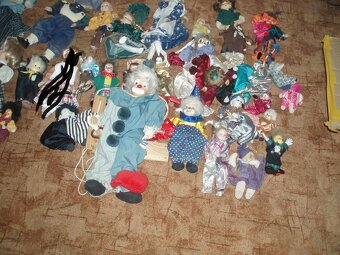 cca 30 kusů panenky a klauni porcelánová hlava -viz foto- ce - 4