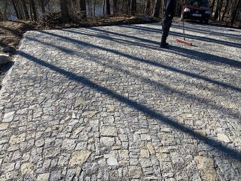 Pokladka žulove dlažby - 4