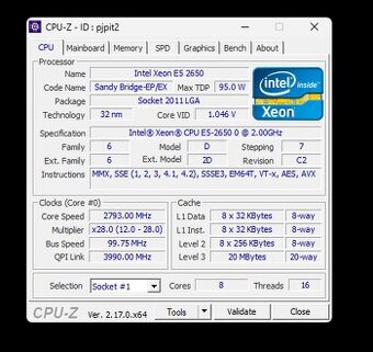 počítač HP Z620, 2x Xeon E5, 32 GB, Radeon RX570 - 4