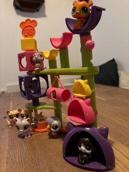 Little petshop LPS zvířátka a domeček - 4