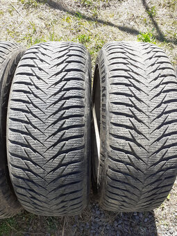 alu disky BMW 5x120 r16, zimní pneu 195/55/16 6-7mm - 4
