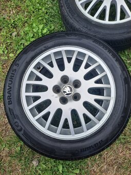 Alu kola 5x100 originál Škoda Octavia I 205/55 R16 - 4