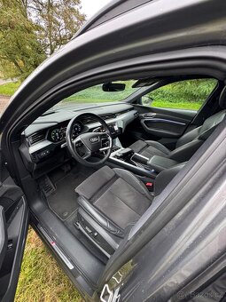 Audi Etron 55 - 300kW, baterie 96kW, moznost rychlodobijeni - 4