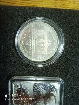 stříbrné slitky 1 oz a mince 1 oz - 4