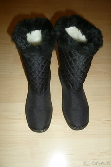 Dámské kozačky sněhule Vlnka vel. 39 s ovčí vlnou - 4