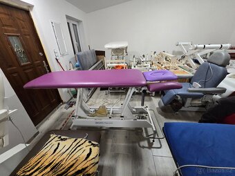 Elektrické Masážní lehátko fialové Profi 1 motor - 4