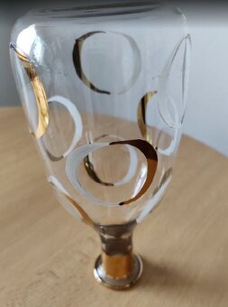 retro čs. skl. karafa v bruselském stylu BOROCRYSTAL - 4