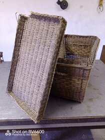 Starý proutěný koš - 4