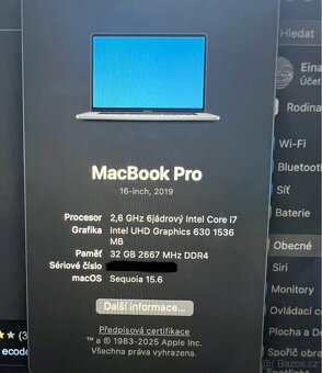 MacBook Pro 16 2019 6 jádro 32gb RAM 500GB SSD - 4