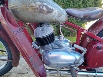 Jawa 350/18 pérák 1951 s TP v patině po rekonstrukci. - 4
