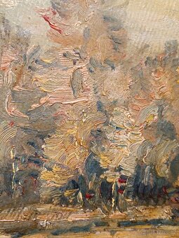 Obraz Jaroslav Štechr, Valašské chalupy, olej 62x82 - 4