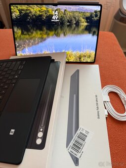 Samsung tab S10 ultra 5G+zdrama orig.cover s klávesnicí - 4