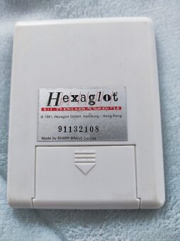 Hexaglot eurotranslator 1991 překladač, kalkulačka - 4