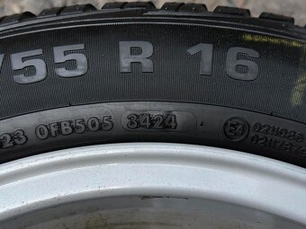Original ALU kola VW 16" 6,5J ET42 zimní pneu 205/55/R16 - 4