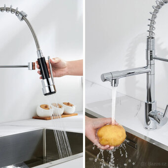 Kuchyňská baterie Auralum se spirálovou pružinou - 4