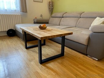 Prodám industriální konferenční stůl český dub, top kvalita - 4