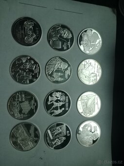 Stříbrné mince 24 kusů - 4