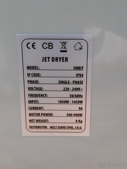 Sušič rukou Jet dryer Orbit - 4