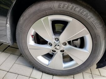 Originál Alu Kola ŠKODA 5x112R17 TRITON, Letní Pneu215/55/17 - 4