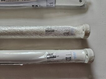 PRODÁM SADU IKEA HJALPA 2x ŠATNÍ TYČ A 2x ZÁVĚSNÁ LIŠTA - 4