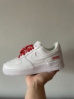 Nike Air Force 1 Low Supreme White - 4