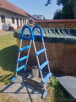 Bazén Azuro Vario V3,dřevo 4,6x120 s příslušenstvím - 4