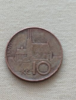 mince 10 Kč, ražba 1995, vzor 1993 - 4