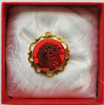 Relikviár z 20. stor s relikviou Svätá Katarína z Bologne - 4