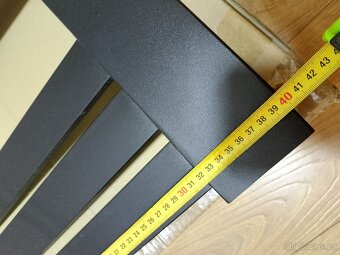 Topný žebřík černý nový - 4