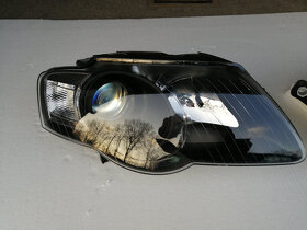 VW Passat B6 přední světla-Black. - 4