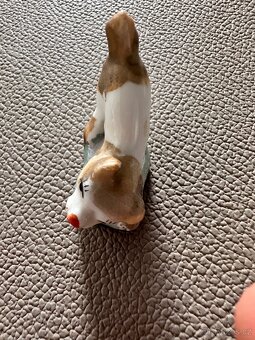 Porcelánová kočička s pejskem - 4