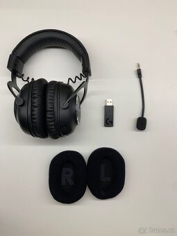 Prodám bezdrátová herní sluchátka Logitech G Pro X Wireless - 4