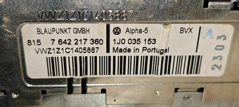 Originální autorádio VW Alpha 5 - 4