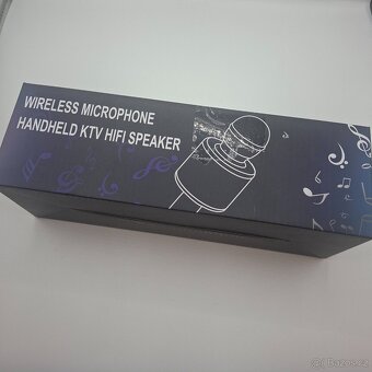 LED karaoke mikrofon pro děti. (nepoužité) - 4