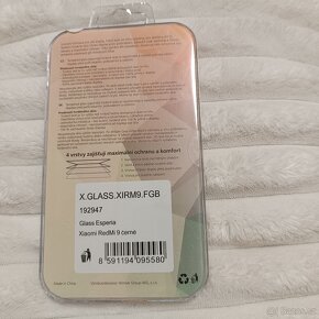 Nové, Tvrzené ochranné sklo (9H) pro Xiaomi Redmi 9 černé - 4