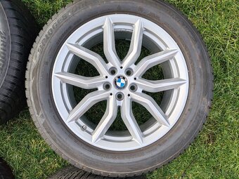 Nový stavObuté originální disky alu BMW 5X112 10 zimní pneu - 4