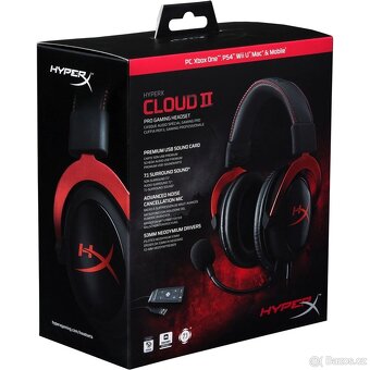 Herní sluchátka HyperX Cloud II - 4